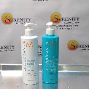 Moroccanoil Volume shampoo and conditioner each